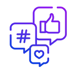 Social media advertising service